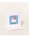 Weihnachtskarte 'Schneemann' Thumbnail 1