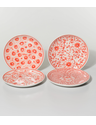 4er-Set Dessertteller 'Printmix Red' Thumbnail 1