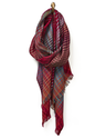 Schal 'Kariert' rot 200x68cm Thumbnail 1