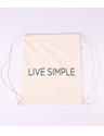 Beutelrucksack 'Live Simple' Thumbnail 1